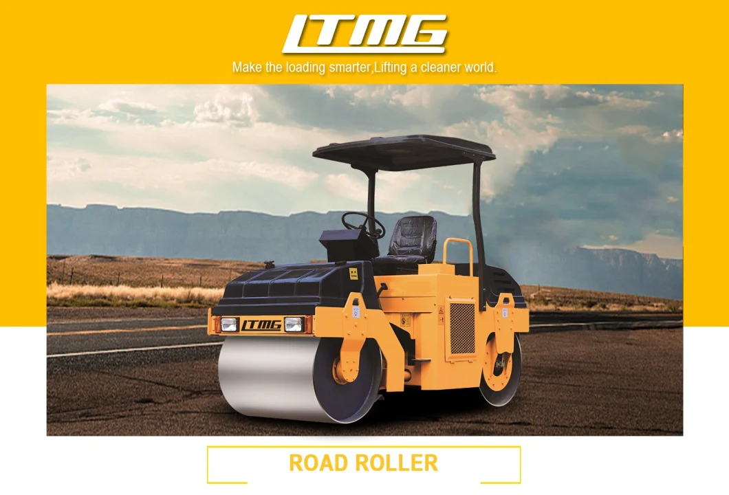 Ltmg Road Machinery Mini Double Single Drum Vibratory Asphalt 1 Ton 2 Ton 3 Ton Road Roller for Sale