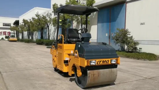 Ltmg Road Machinery Mini Double Single Drum Road Roller para la venta de asfalto vibratorio de 1 tonelada, 2 toneladas, 3 toneladas