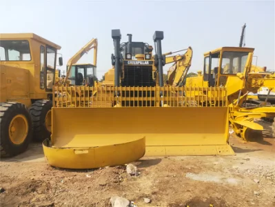 Bulldozer sobre orugas usado Caterpillar D7h Cat Dozer D7h D6h D7g D6d Tractor de segunda mano Bulldozer